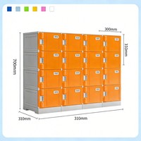 Vente directe d'usine Casiers extérieurs avec casiers verrouillables pour un usage extérieur et commercial