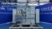 Transformador de subestación trifásico YAWEI 3750(4500)KVA, sumergido en aceite, método de refrigeración ONAN, factor K personalizado.