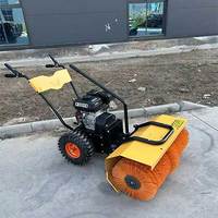 Balayeuse à neige à brosse rotative complète pour le déneigement des routes