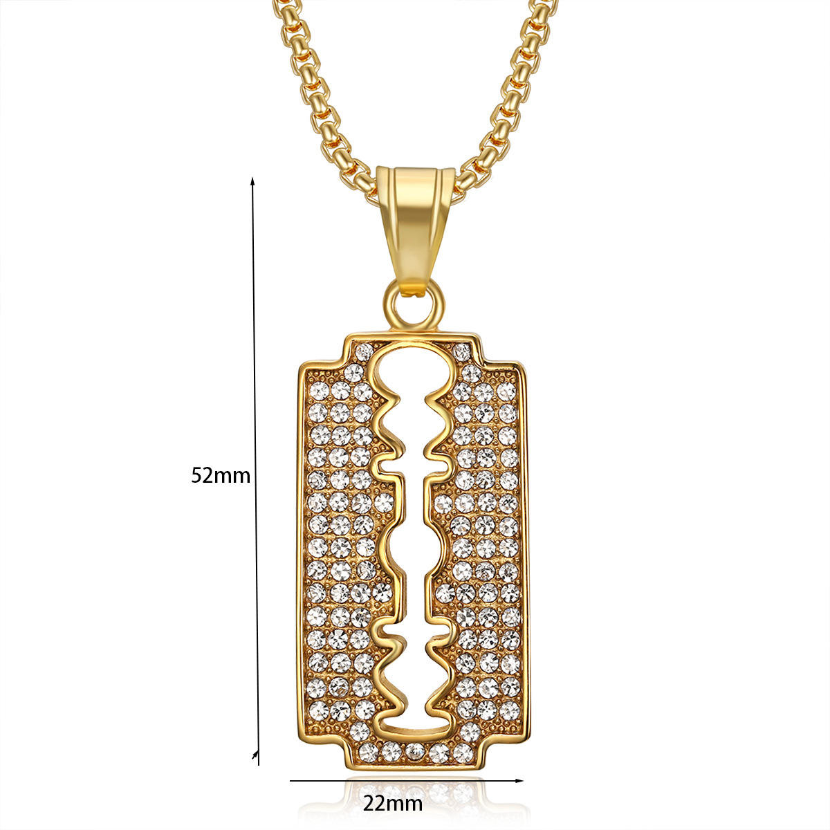 Colgante único de oro