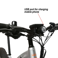 Vélo de montagne électrique à suspension intégrale TXED 27,5 pouces avec pneus larges, moteur arrière 48V 750W, batterie au lithium, tout-terrain E-MTB