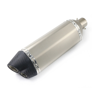 Nouveau pour moto 750, acier inoxydable, 51 mm, 60 mm, double échappement à glissière, système d'échappement arrière, silencieux - Product Image 2