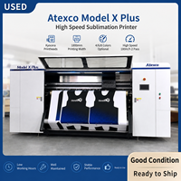 Impresora Digital de Sublimación Textil Atexco Modelo X Plus de Segunda Mano, 180m/h, 2 Pasadas, 4/6/8 Colores para Transferencia en Tela de Poliéster