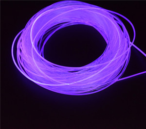 6mm de diámetro de plástico sólido lado resplandor de luz de fibra óptica para piscina piso <span class=keywords><strong>cine</strong></span> Decoración - Product Image 4