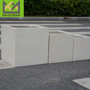 モダンな長方形のファイバーラージポット花瓶ガーデン用品装飾グラスファイバーフラワーポット & プランター - Product Image 4