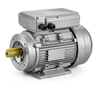 Moteur asynchrone monophasé AC 1,1 kW 1,5 CV 1400 tr/min 220 V 50 Hz, boîtier en aluminium, moteur à induction pour machines d'atelier
