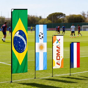 Banderas Publicitarias <span class=keywords><strong>de</strong></span> Aluminio Admax, Banderas Personalizadas con Impresión, Banderas Voladoras Tipo Lágrima, Banderas <span class=keywords><strong>de</strong></span> <span class=keywords><strong>Playa</strong></span> - Product Image 2