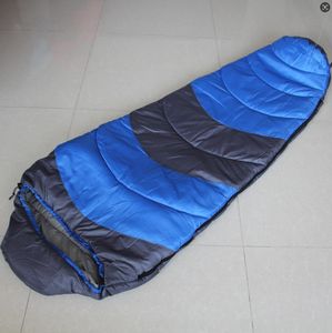 <span class=keywords><strong>Sac</strong></span> <span class=keywords><strong>de</strong></span> <span class=keywords><strong>couchage</strong></span> <span class=keywords><strong>de</strong></span> type momie pour le camping et la randonnée en plein air en hiver, en nylon ripstop DWR, <span class=keywords><strong>0</strong></span> degré - Product Image 1