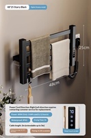 Radiateurs de salle de bain électriques, chauffe-serviettes, séchoir mural intelligent pour serviettes de bain
