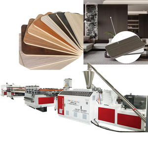 เครื่องผ<span class=keywords><strong>ล</strong></span>ิตแผ่น<span class=keywords><strong>โฟม</strong></span>บอร์ด/เครื่องอัดแผ่นพลาสติกติดผนัง WPC 80/156 sjsz - Product Image 1