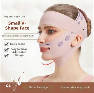 Petit masque de levage de sommeil sculpté en V sans trace anti-affaissement étanchéité du visage pansement français produit de soins de beauté et personnels - Product Image 6