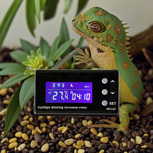 DTC-120 interno giorno notte acquario termostato e Timer di plastica regolatore di temperatura con supporto OEM per rettili - Product Image 5