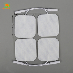Ems caoutchouc dizaines PIN 5x5cm électrodes tampons électrostimulation tampons dizaines Mini Gel <span class=keywords><strong>Patch</strong></span> adhésif soulagement de la douleur Massage électro Pad - Product Image 2