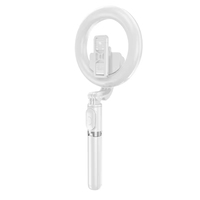 Q07 réglable Mini 6 pouces LED Flash anneau lumière trépied support téléphone à distance brevet Selfie bâton avec fonction de pliage
