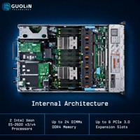 Serveur Dell PowerEdge R730 2U Rack d'occasion, double socket, matériel d'entreprise pour le déploiement d'une infrastructure de centre de données moderne