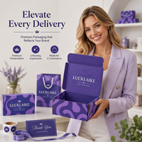 Emballage personnalisé pour le commerce électronique, boîte d'expédition en carton ondulé violet avec logo en feuille d'argent, matériaux recyclés, boîte cadeau pour l'emballage