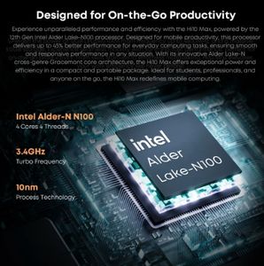 <span class=keywords><strong>CHUWI</strong></span> 2024 Hi10 Max 2 en 1 Tablet portátil Intel Core N100 12,96 "3K IPS pantalla 12GB RAM 512GB SSD tabletas Win11 2,4G/5G Wifi - Product Image 4