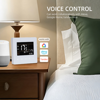 Thermostat programmable à écran tactile, design moderne, interface conviviale, application Tuya, chauffe-eau, chaudière à gaz