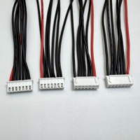 Kabel Charger Baterai Custom JST XH2.54 3s-7s, Perakitan Kabel Khusus 22AWG 7Pin Kawat Silikon 100mm untuk Baterai Model RC