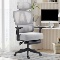 2024 meilleure vente chaise ergonomique exécutive PVC réglable soutien lombaire contemporain bureau à domicile luxe pivotant mousse tissu