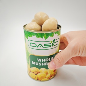 Nova Temporada Melhor Marca OEM Sabor Saudável Fresco Vaporizado Enlatado Champigons Inteiros Cogumelo Ostra em Salmoura com 3 Anos de Vida - Product Image 5