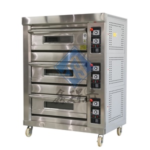 Piezas de horno de cubierta eléctrica de precio bajo OEM promocional proveedor dorado horno de <span class=keywords><strong>panadería</strong></span> 12 bandejas - Product Image 1