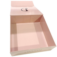 Conception personnalisée grande boîte pliante magnétique en papier emballage de luxe en carton rigide pliable boîte cadeau pour robe de mariée