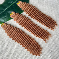 Lot de Cheveux Humains Bruts Ondulés Profonds Marron 15A, Cheveux Cambodgiens et Vietnamiens Bruts, Alignés aux Cuticules, Provenant d'un Donneur Unique - Fournisseur
