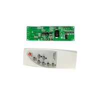 Avec télécommande 3.2V3.7V contrôle de la lumière + radar détection du corps humain lampe solaire circuit imprimé solaire LED carte pilote