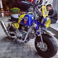 Pour Little Monkey 125, Little Monster Tyrannosaurus 150, Baboon ST WH110T-7, modèle de moto tout-terrain rétro pour hommes et femmes