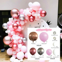 Offre Spéciale de mariage partie décoration pastel blanc rose couleur diy latex ballon ensemble