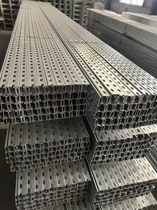 Système de montage de panneaux solaires en acier profilé en C à fente, vente en gros, très demandé - Product Image 5