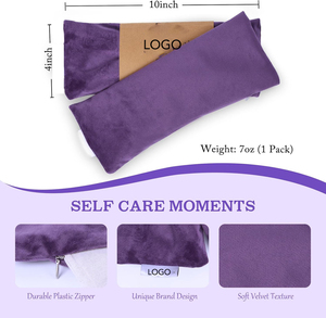Máscara de Ojos con Peso para Dormir, Yoga, Spa, Meditación, Almohada de Ojos con Lavanda, Calentada para Aliviar Dolores de Cabeza, Sinusitis y Ojos Secos, Máscara de Calor Húmedo - Product Image 5