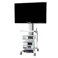 Torre de Laparoscopia Eléctrica IKEDA Full HD 4K, Conjunto Completo, Impermeable IPX8, Monitor de 32/55 Pulgadas, Laparoscopio con Almacenamiento USB