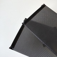 Mini sacs d'emballage en plastique, pièces, sac noir clair, sac à fermeture éclair givré, polysac givré avec fermeture à glissière