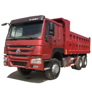 शास्त्रीय howo टिपर इस्तेमाल किया sinotruck डंप वैन अच्छी हालत में LHD RHD सस्ती कीमत 6x4 8x4 भारी शुल्क DAF डम्पर बंद गाड़ी