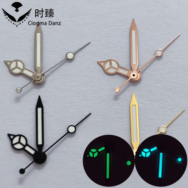 Factory Direct Watch Hands for NH35 NH36 NH38 NH39 NH70 NH72 Movement C3 BGW9 Luminous Watch Parts Silver Gold Black Wholesale