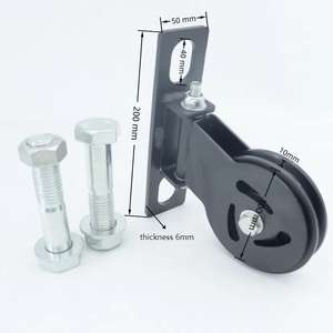 <span class=keywords><strong>Poulie</strong></span> de roulement fixe montée en rack accessoires d'équipement de fitness d'aviron assis à position haute faits maison - Product Image 3