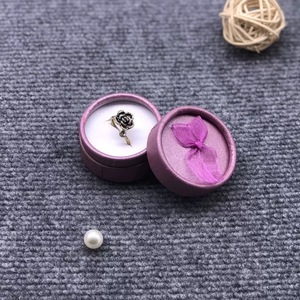 Compact Mini Low <b>Paper</b> Can with Foam Inner <b>Pad</b>, Recyclable Kraft <b>Paper</b> Cylinder for Small Accessories Gift Packaging - Product Image 1