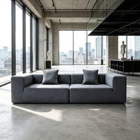 Canapé modulaire multifonctionnel moderne convertible et inclinable, gain de place, pliable par compression sous vide, pour salon, hôtel, villa