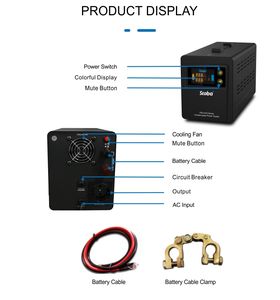 <span class=keywords><strong>Onduleur</strong></span> d'alimentation UPS à onde sinusoïdale pure en ligne 12VDC <span class=keywords><strong>1000VA</strong></span> - Product Image 6