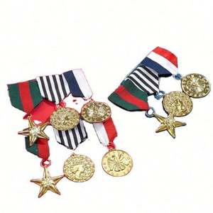 Croix d'honneur en alliage d'aluminium nickelé, croix allemande, britannique, russe, personnalisable avec impression sérigraphique, taille ajustable - Product Image 5