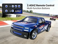 Camioneta RC de Aleación Fundida a Presión a Escala 1:64, 2.4GHz, Doble Modo, Control por Aplicación y Control Remoto, Mini Auto RC con Aceleración Totalmente Proporcional