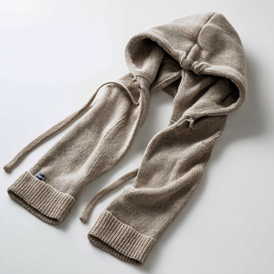 Pañuelo de Invierno 2 en 1, <span class=keywords><strong>capucha</strong></span> y calentador de cuello, <span class=keywords><strong>bufanda</strong></span> de punto perfecta para actividades al aire libre - Product Image 3