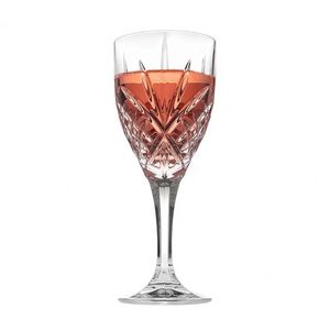 Verre à vin gaufré KING, gobelet en verre épais et durable, de qualité supérieure, multi-usages pour la maison - Product Image 5