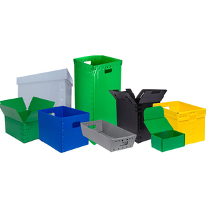 Hot Selling Customize Color And Size Packing pp corrugated corflute plastic box corflute postal box
