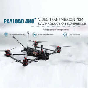 XL10 pouces analogique FPV Racing Drone 4 kg charge utile Transmission vidéo longue portée BNF PNP longue durée de vol Freestyle Racing - Product Image 5