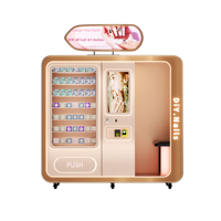Nouvelle machine distributrice d'imprimantes 3D DIY pour nail art, avec gestion à distance et surveillance intelligente, lancée récemment et disponible via la commande photo en libre-service