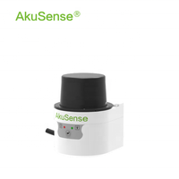Scanner LiDAR AKUSENSE série AS-21C, technologie TOF pour l'évitement d'obstacles des chariots élévateurs en entrepôt, capteurs de déplacement certifiés CE