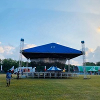 Precio de fábrica Evento Truss Stand portátil escenario podio Concierto al aire libre Escenario line array peaker Iluminación Truss System para la venta